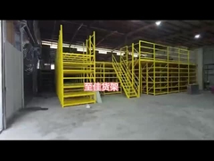 Budowa podłóg mezaniny przemysłowej ciężkiej eksploatacji z płytami stalowymi