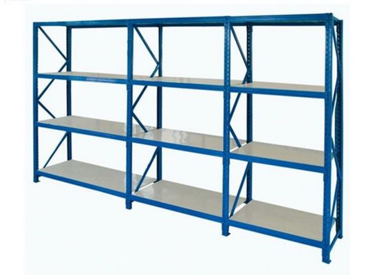Jakość  Warehouse Steel Medium Duty Storage Rack With Upright Fram And Beams OEM Service fabryka