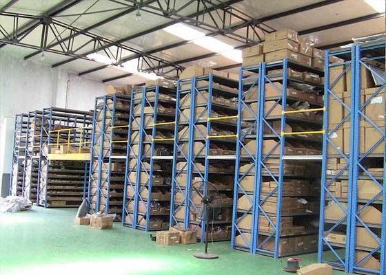 Jakość  Rack Supported Mezzanine Industrial Steel Storage Racks Cold Rolled With Racking Frames fabryka