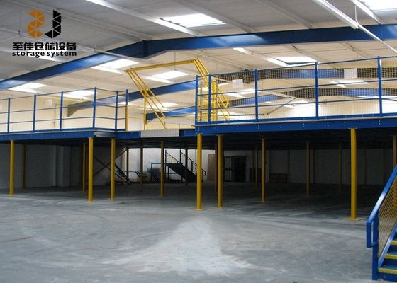 Jakość  Multi Level Safety Industrial Mezzanine Floors Epoxy Powder Coated fabryka