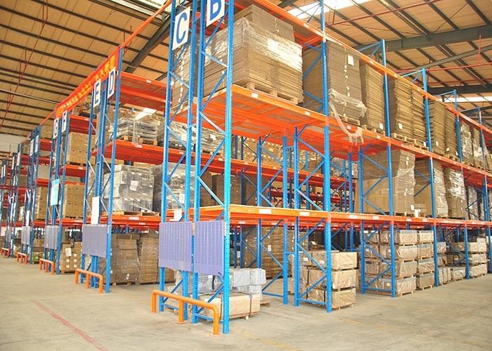 1500 kg/palety Stalowe regały magazynowe przemysłowe Stożkowe regały magazynowe ciężkie Palety magazynowe