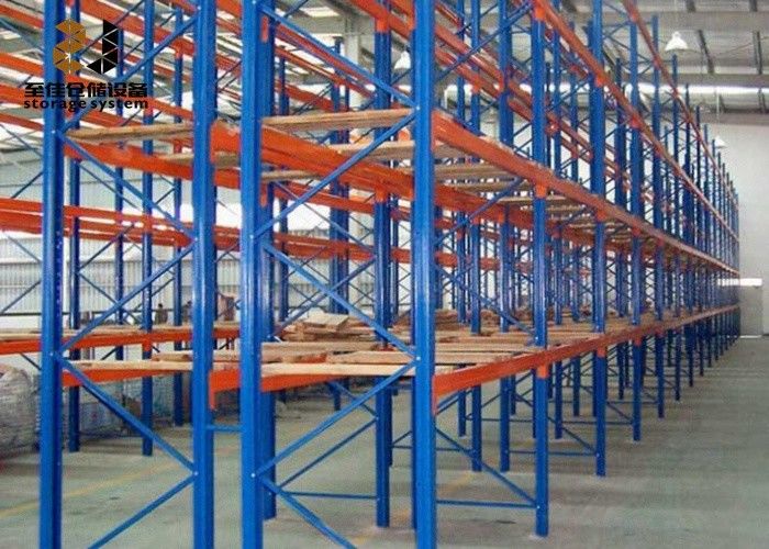 Metalowe półki magazynowe średniego pojemności 200 kg/poziom-500 kg/poziom