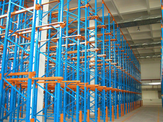 Stal Q235 Drive In Palet Racking Niestandardowe półki przemysłowe
