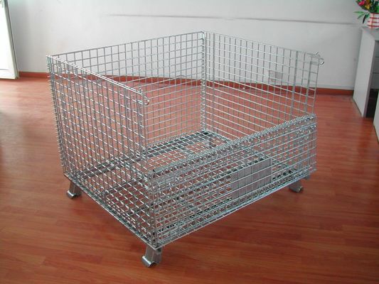 Pojemniki z siecią drutową ze stali nierdzewnej