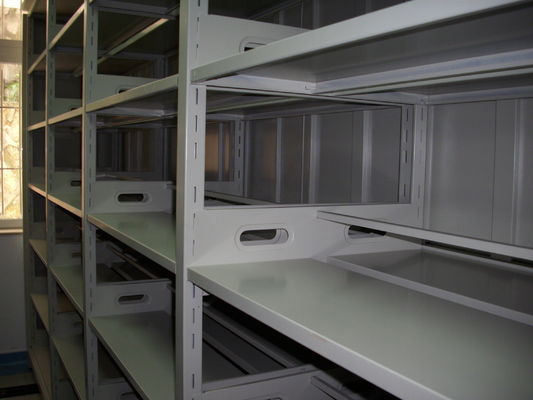 Kompaktowe stalowe szafki plików przenośnych system półki wysokiej gęstości systemy półek przesuwnych