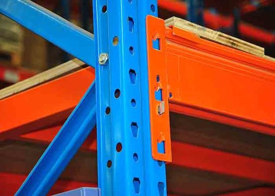 Q235B Stali magazynowe półki magazynowe ciężkie z płytą sklejkową