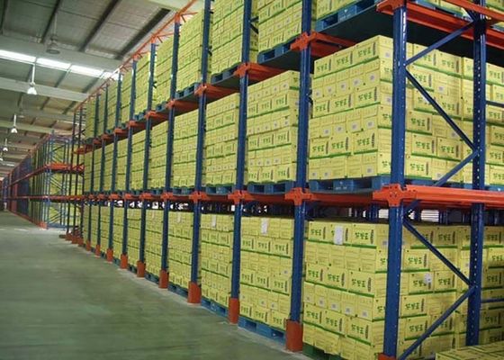 Centrum logistyczne System napędowy stalowy przemysłowy w półkach palet do magazynów