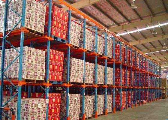 Stal Q235 Drive In Palet Racking Niestandardowe półki przemysłowe