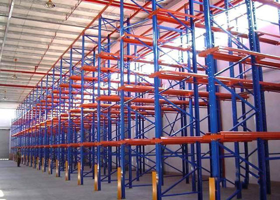 Stal Q235 Drive In Palet Racking Niestandardowe półki przemysłowe