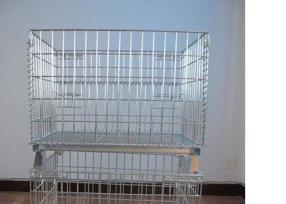 Przenośna, układana, stalowa klatka sieciowa z galwanizowaną obróbką powierzchni