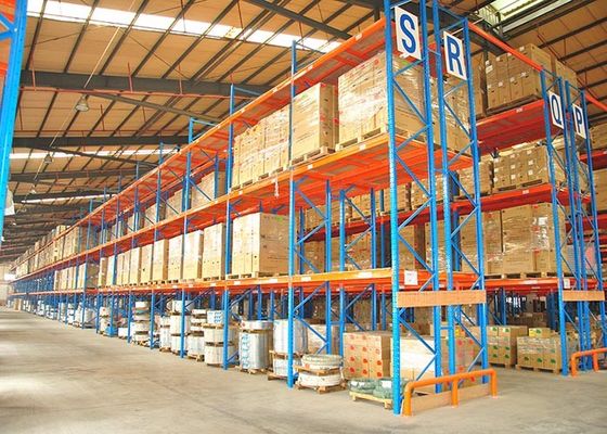 1500 kg/palety Stalowe regały magazynowe przemysłowe Stożkowe regały magazynowe ciężkie Palety magazynowe
