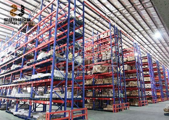 Zgromadzenie / spawane metalowe półki magazynowe ciężkozasobowe Maksymalnie 4500 kg na poziom