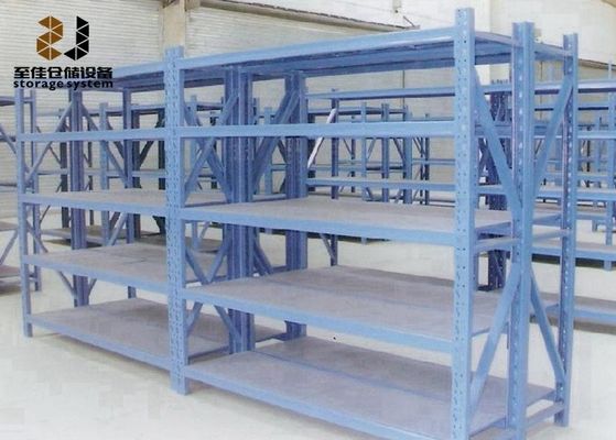 Metalowe półki magazynowe do ciężkich zadań, systemy półek magazynowych przemysłowych powlekane energią