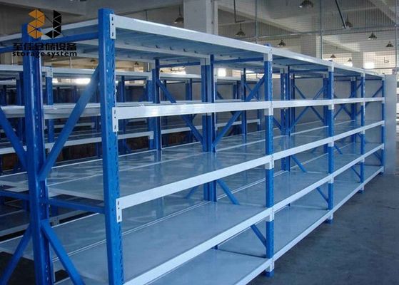 Przemysłowe regały metalowe o powłokiej powłokie galwanizowane do przechowywania w magazynie