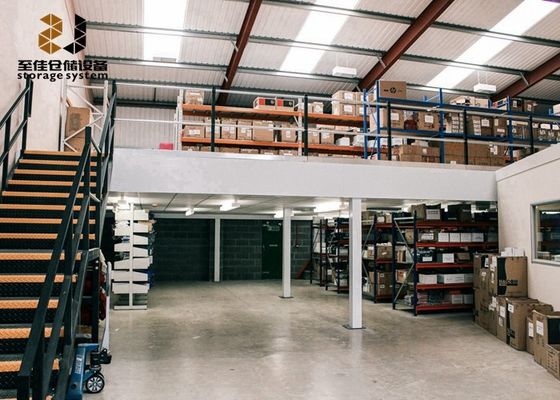 2 warstwy budynku Mezzanine podłogi ciężkiej konstrukcji stalowej Mezzanine Metalu