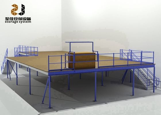 Bez śrub / nietowane półki Maks 6000 mm w pozycji pionowej do magazynowania Mezzanine Deck