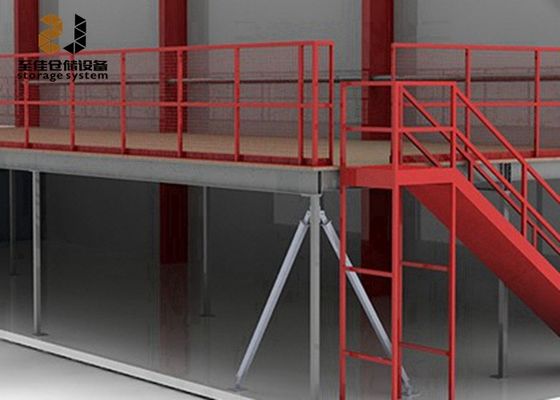 Podłogi mezaninowe na zamówienie 500 kg/m2-1500 kg/m2 Biurowe konstrukcje mezaninowe