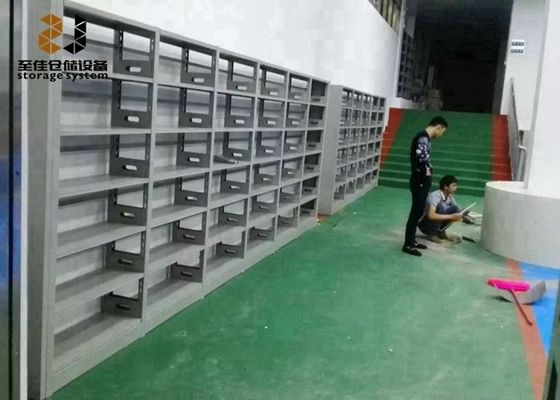 Powdowe powłoki Kompaktne systemy półek Łatwe montaż Wysokiej gęstości systemy półki magazynowej