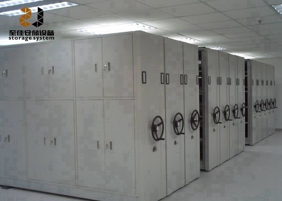 Konwencjonalne schowki plików ruchomych System półki 6 warstw Systemy półek ruchomych