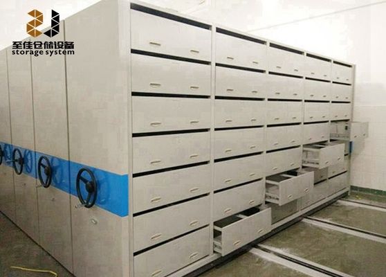 Zamknięcie bezpieczeństwa 6 warstw Szybko przesuwane szafki z plikami System półki z gwarancją 5 lat