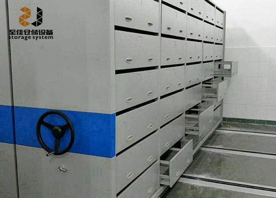 Zamknięcie bezpieczeństwa 6 warstw Szybko przesuwane szafki z plikami System półki z gwarancją 5 lat