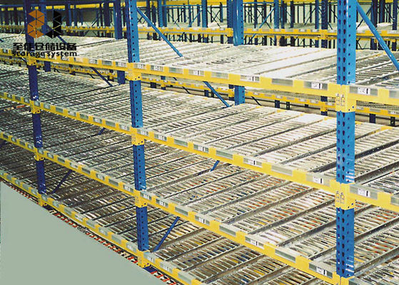 Wytrzymałe półki magazynowe ze stali przemysłowej Q235 Maksymalna długość 1500 kg