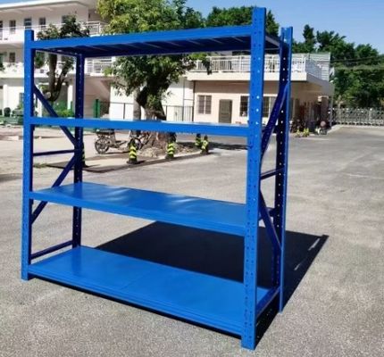 1800 mm 2-8 warstwa Cztery poziomy regulowane dziurki motylki lekki wyciąg półka magazynowa