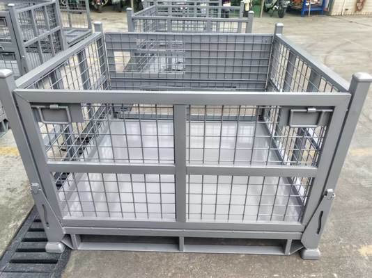 Malowane proszkowo, sztaplowane regały magazynowe na części samochodowe